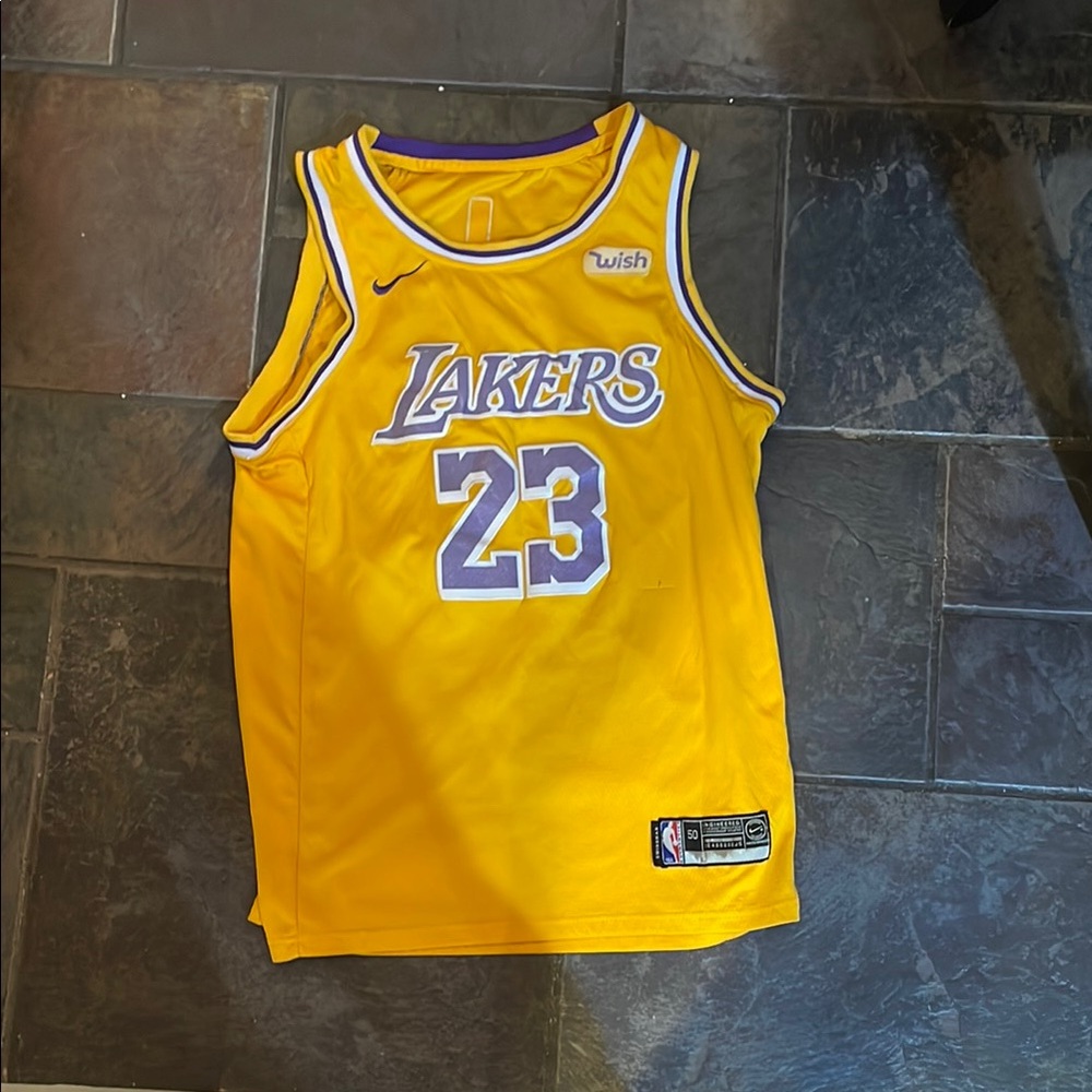Yellow Lakers Basketball Jersey